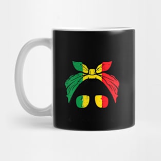 Juneteenth Afro Woman Black American Women Girls Kids Youth Mug